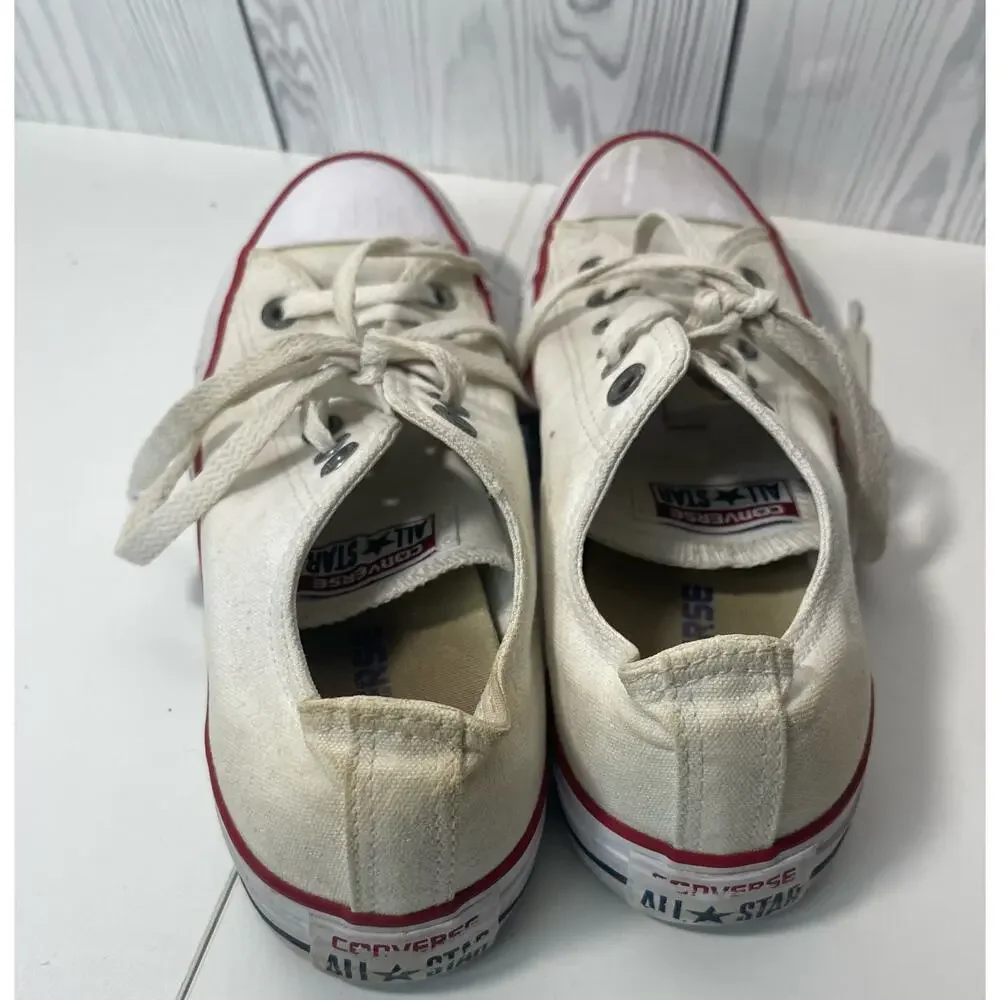 Converse Unisex Chuck Taylor All Star Oxford Sneaker White/Red M7652 W7.5